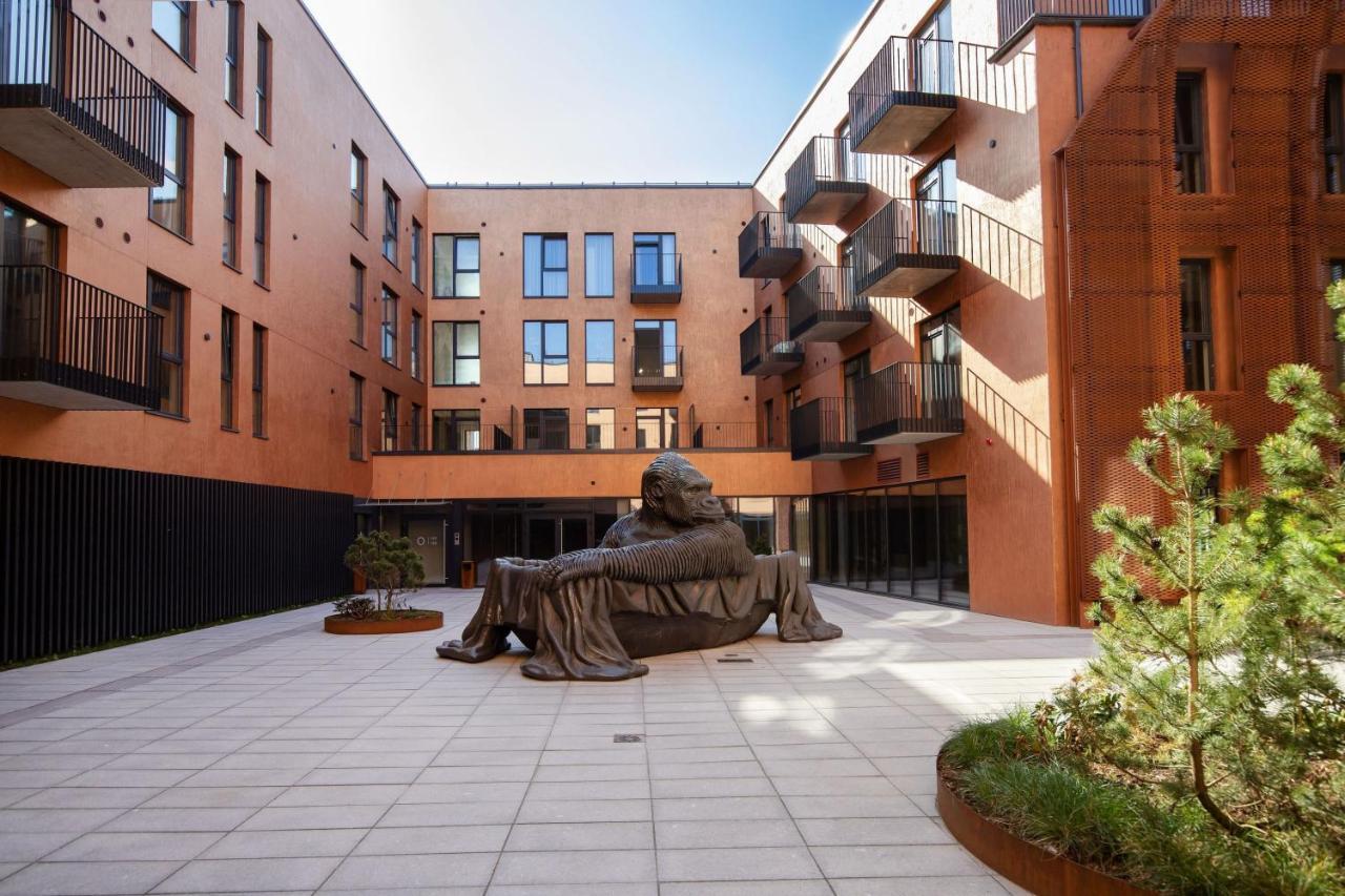 Apartamento Stylish Loft With Terrace Paupys, Old Town Vilna Exterior foto